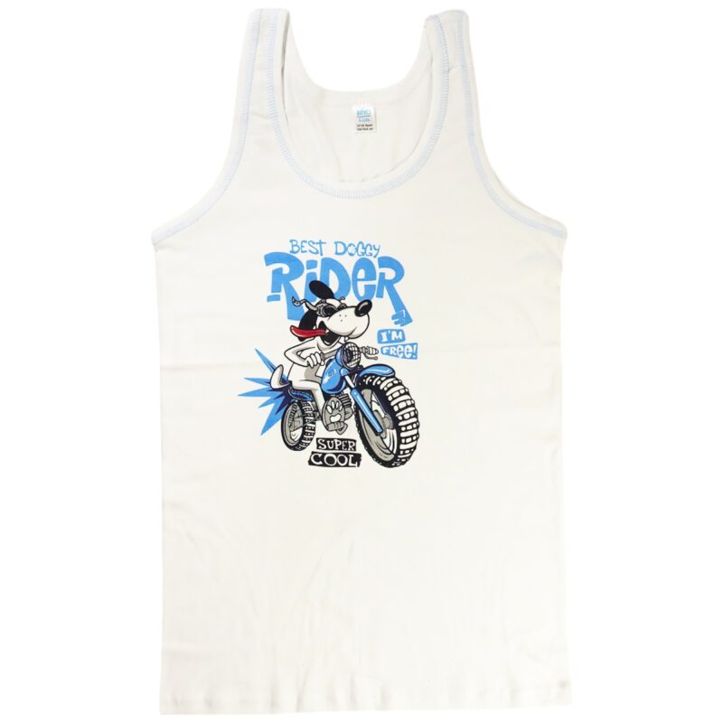 Biyo Kids αμάνικο φανελάκι «Best Doggy Rider Vest Top»