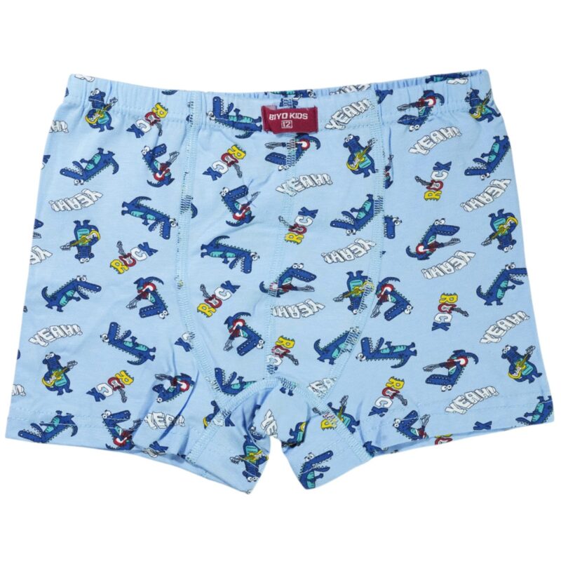 Biyo Kids παιδικό μποξεράκι «Blue Rocking Crocodiles»