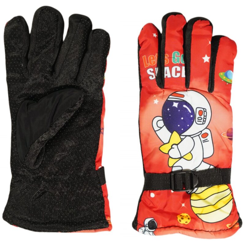 Sapkacim αδιάβροχα γάντια «Red Astronaut» (4-8 ετών)