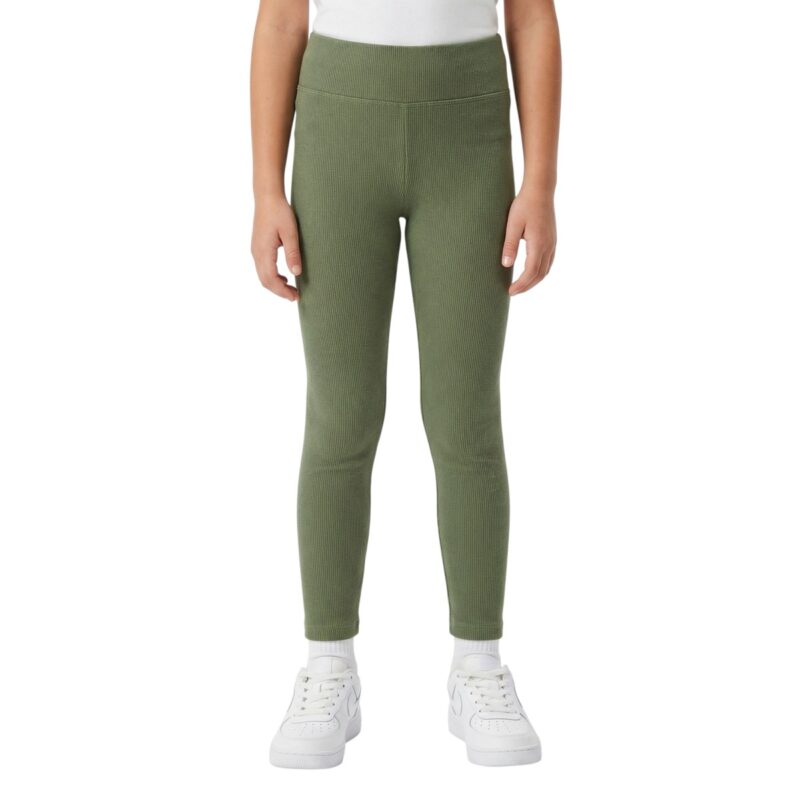 Timi Kids λεπτό κολάν με χνούδι «Green Stripe»