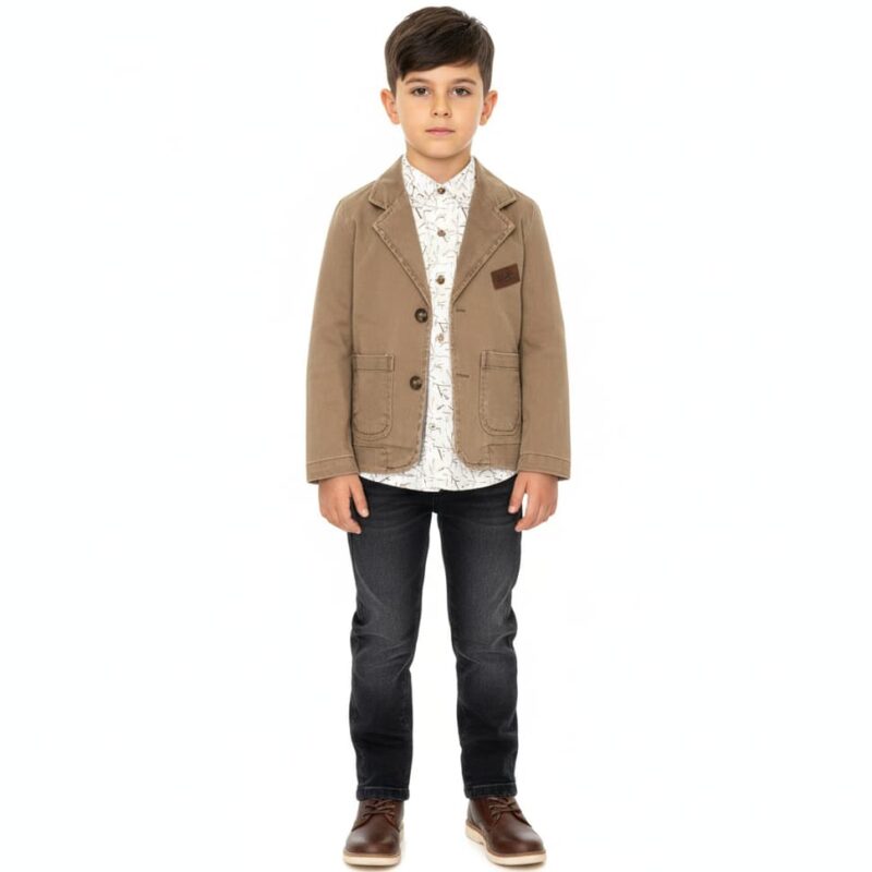 Efbey Kids σετ τριών τεμαχίων από λεπτό ύφασμα «On The Run»