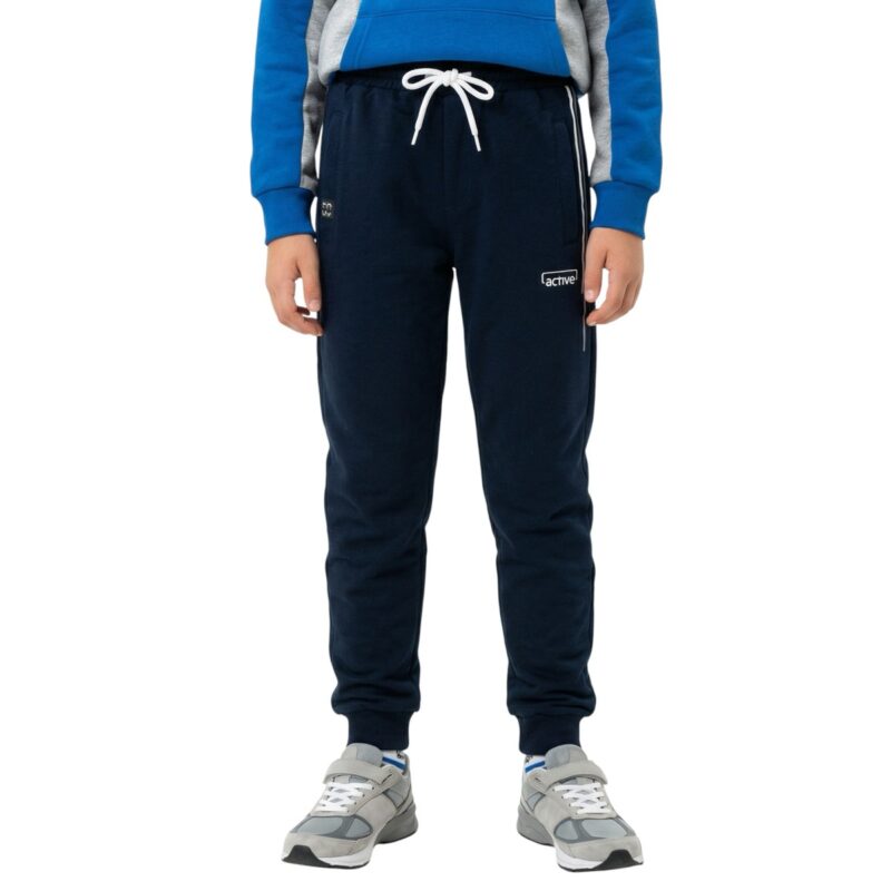 Poyraz Kids παντελόνι φόρμας από λεπτό ύφασμα «Blue Active»