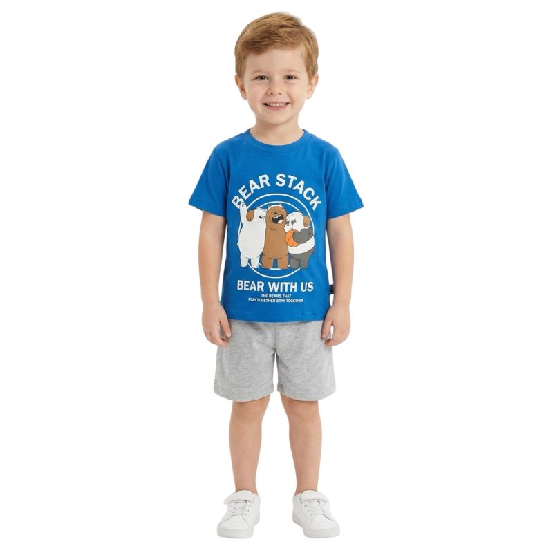 Moyes σετ μπλούζα με σορτσάκι «Bear Stack»