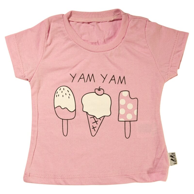 Moyes βρεφικό σετ μπλουζίτσα με κολάν κάπρι «Yam Yam Ice Cream» - Image 2