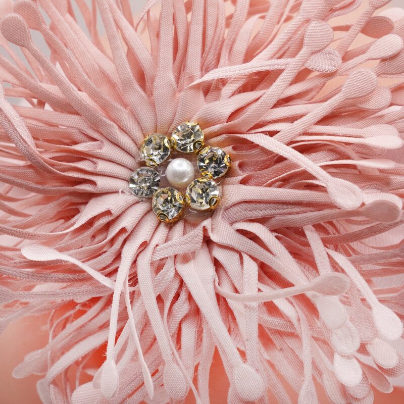 ΑΖ κορδέλα μαλλιών «Salmon Strass» - Image 2