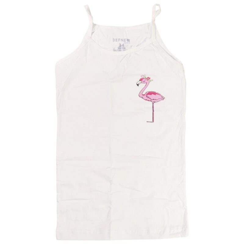 Defne Baby παιδικά φανελάκια τριών τεμαχίων «Flamingoes» - Image 3