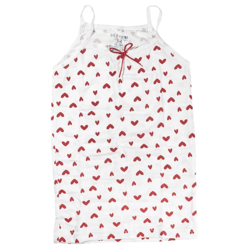 Defne Baby παιδικά φανελάκια τριών τεμαχίων «Strawberries and Hearts» - Image 4