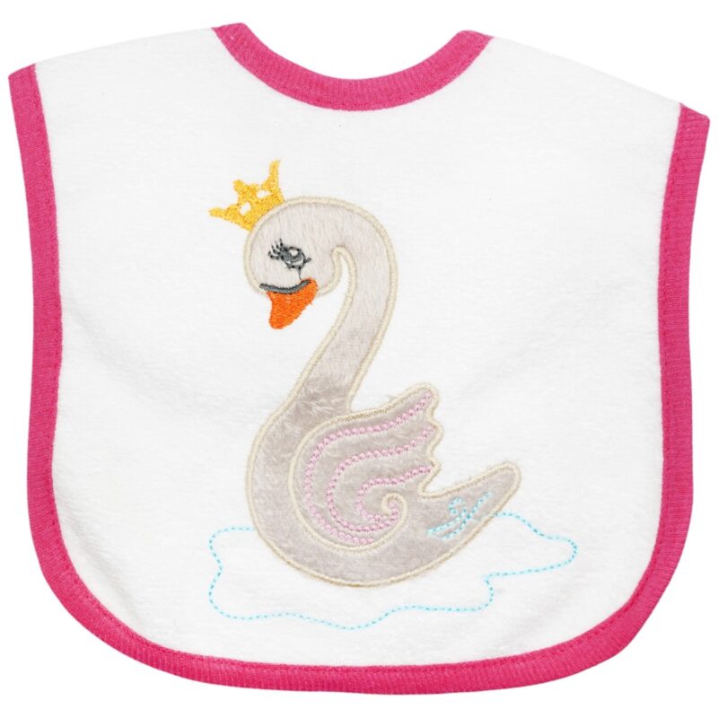 Baby Tone αδιάβροχη σαλιάρα φαγητού «Baby Swan»