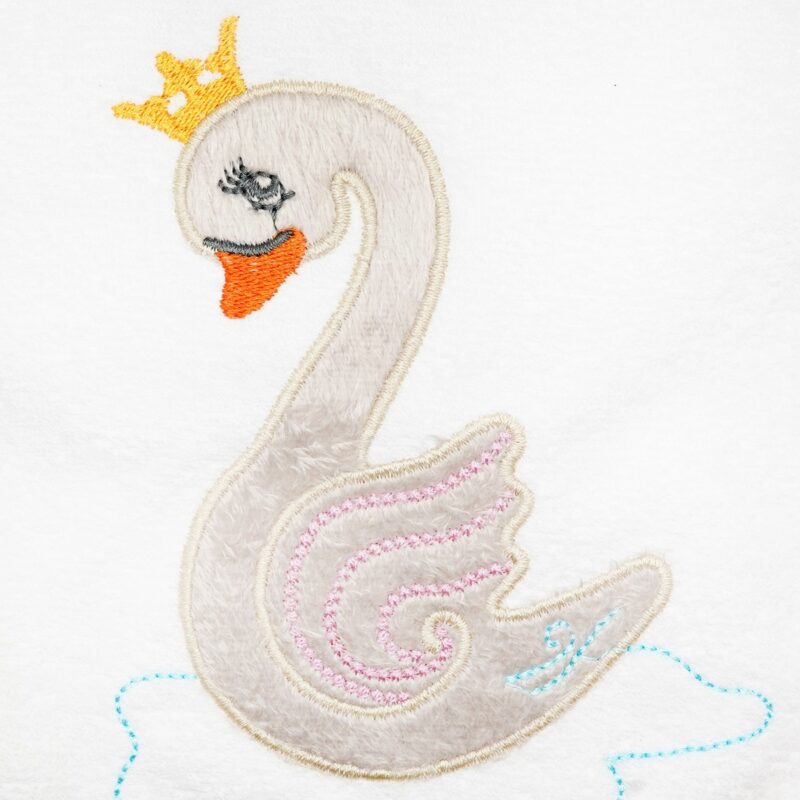 Baby Tone αδιάβροχη σαλιάρα φαγητού «Baby Swan» - Image 2