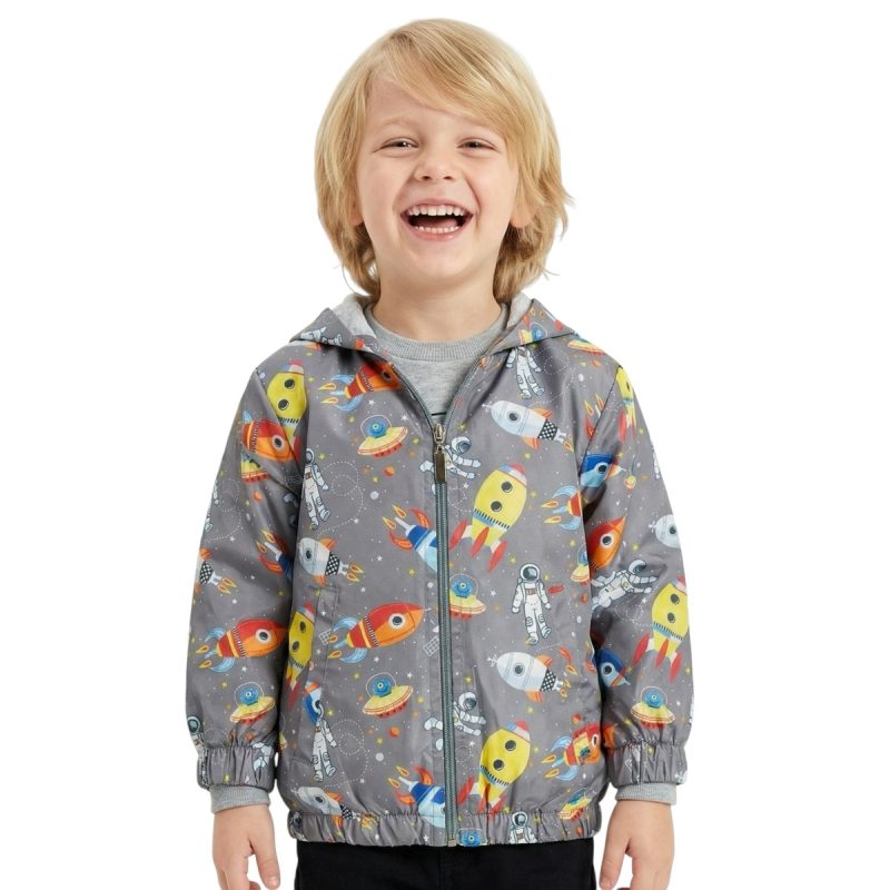 Aydino αντιανεμικό μπουφάν με κουκούλα «Astronauts»