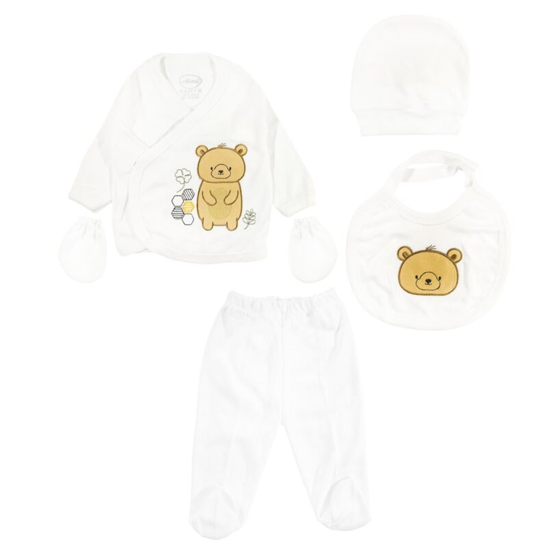 Misimosi Baby σετ δώρου πέντε τεμαχίων «Boy Bear»