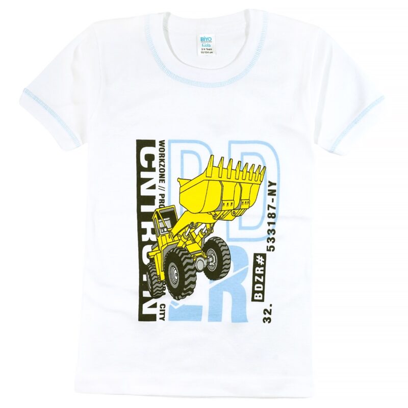 Biyo Kids φανελάκι με στάμπα «Work Zone»