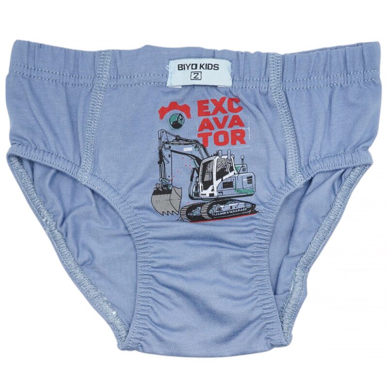 Biyo Kids σλιπάκι «Light Blue Excavator»