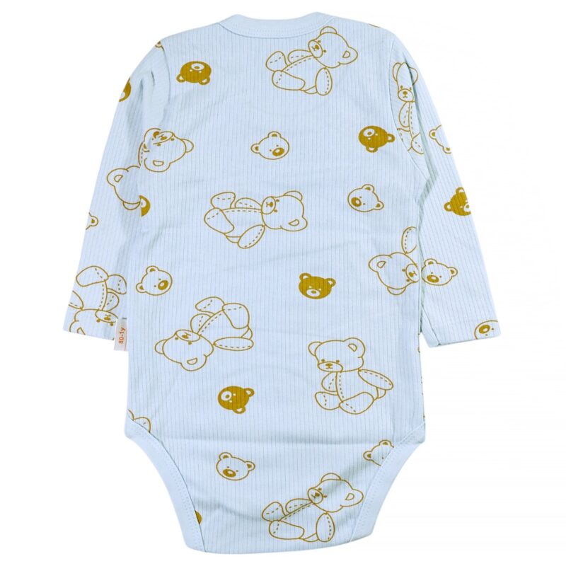 Nayinom μακρυμάνικο κορμάκι «Blue Teddies» - Image 2