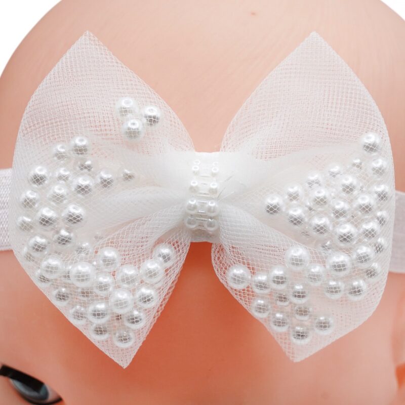 Defne κορδέλα μαλλιών «White Pearls» - Image 2