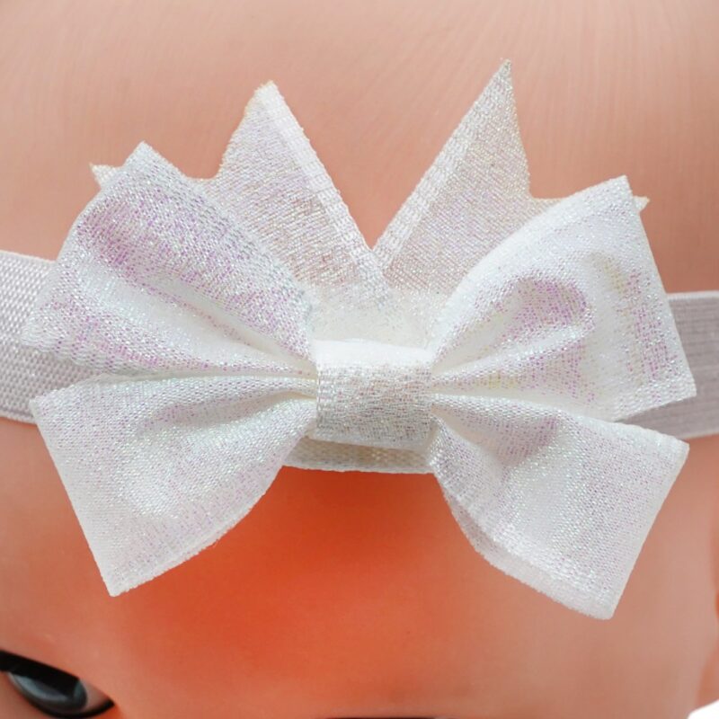 Defne κορδέλα μαλλιών «White Bow» - Image 2