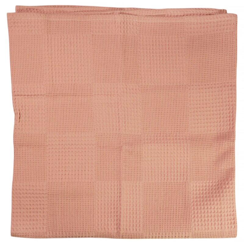 Bebelio πικέ βρεφική κουβερτούλα (1,00m X 1,10m) «Salmon Waffle» - Image 2