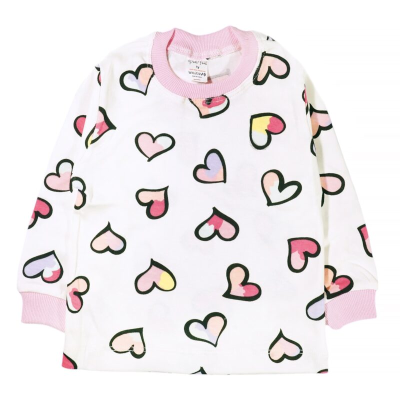 Poli Foni πιτζαμούλα «Colorful Hearts» - Image 2
