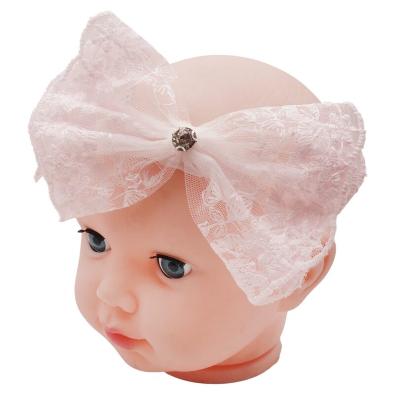 Defne κορδέλα μαλλιών «Pink Lace»