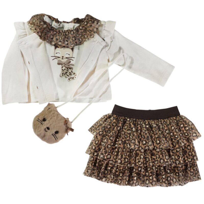 Eray Kids σετ τεσσάρων τεμαχίων «The Cutest Cat»