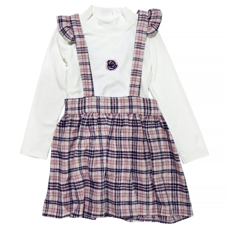 Ecolkiz φόρεμα σαλοπέτα με μπλουζίτσα «Rose Chic»