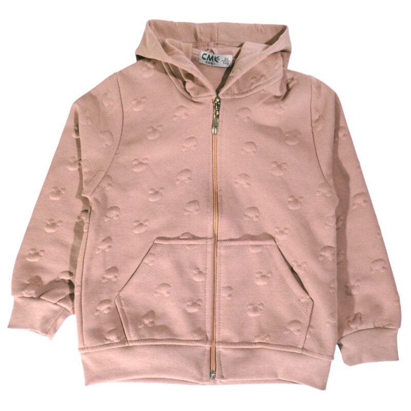 CMK Kids ζακέτα με κουκούλα από λεπτό ύφασμα «Μice»