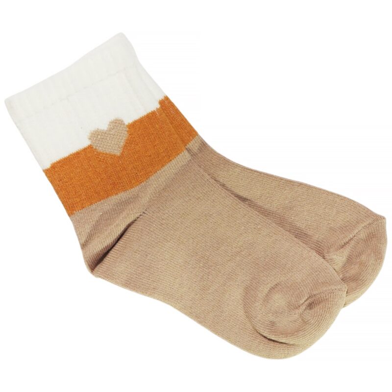 Panda παιδικές κάλτσες «Beige Heart»