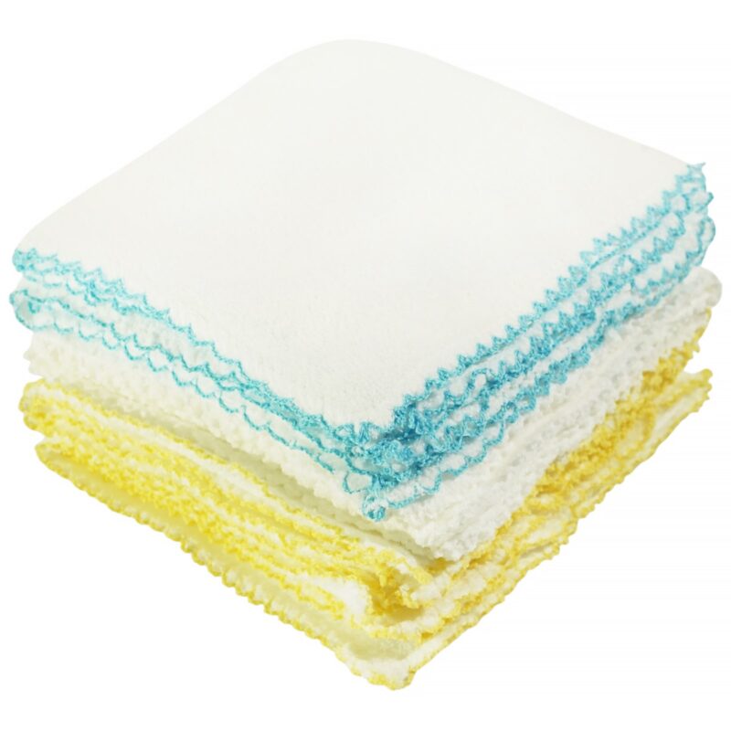 Eke Baby σετ λαβέτες (πανάκια) έξι τεμαχίων από πετσετέ ύφασμα «Just A Boy» (0,28cm x 0,28cm)