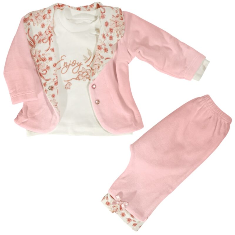 Babyim βρεφικό σετ τριών τεμαχίων «Enjoy Life»