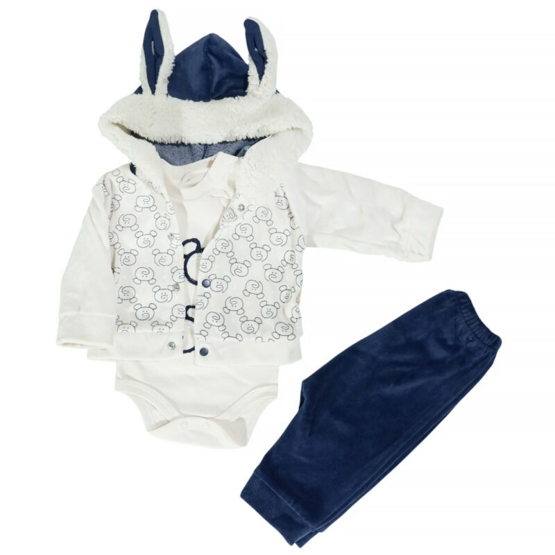 Babyim βρεφικό σετ τριών τεμαχίων «Cool Teddies»