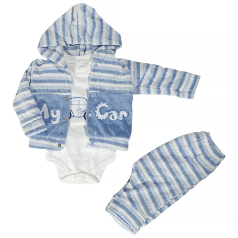 Babyim βρεφικό σετ τριών τεμαχίων «My Car»