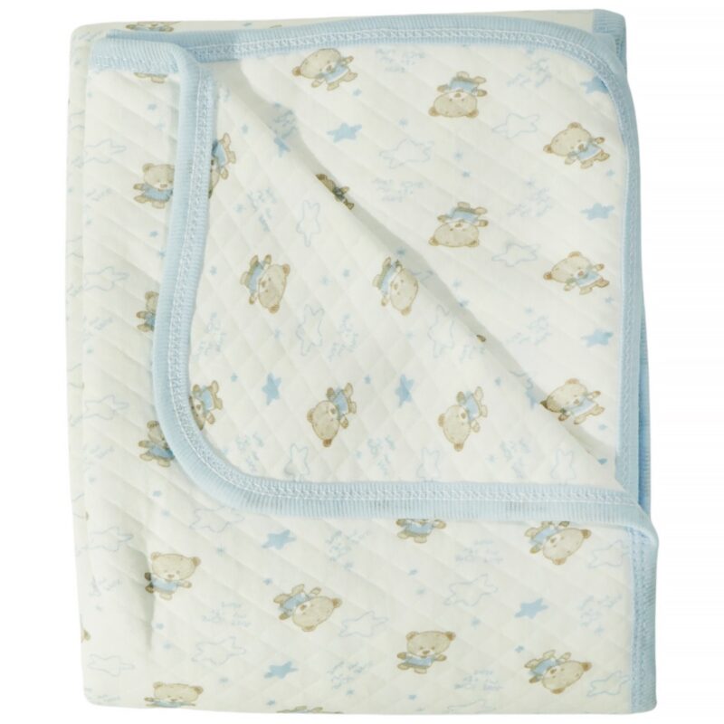 Ozlem πάνα αγκαλιάς «Blue Baby Teddies» (0,94m x 0,98m)