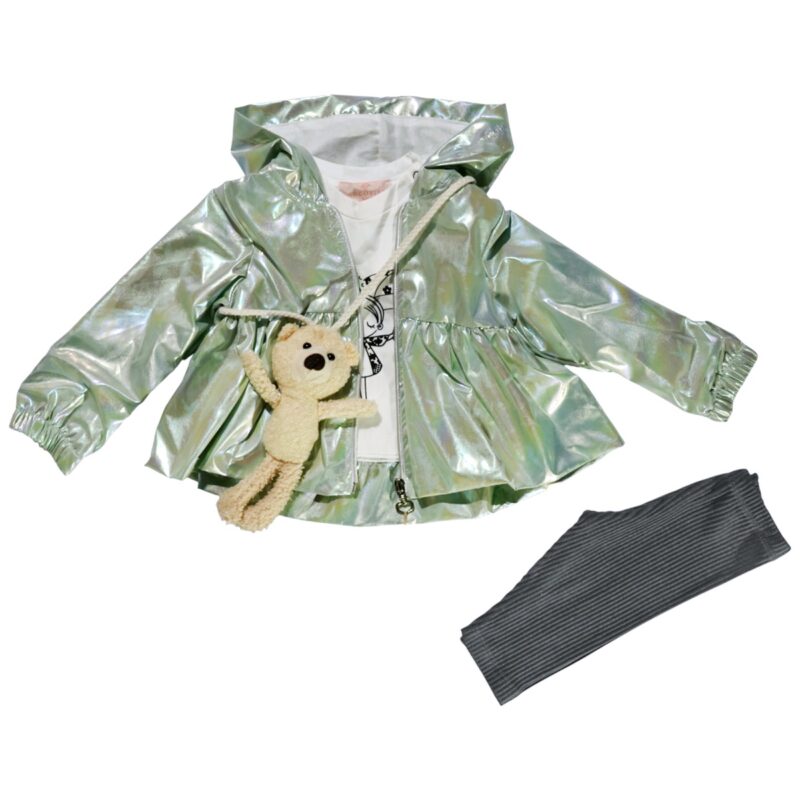 Cocosiss βρεφικό σετ τεσσάρων τεμαχίων «Calm In The Rain»