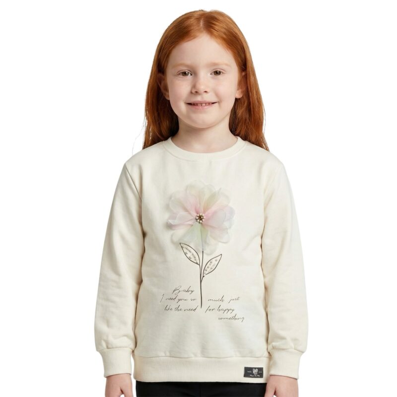 Star File φούτερ μπλούζα από λεπτό ύφασμα «Purple Tule Flower»