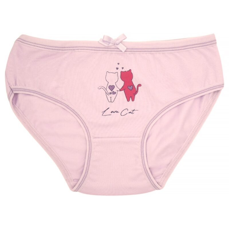 Biyo Kids βρακάκι «Purple Love Cat»