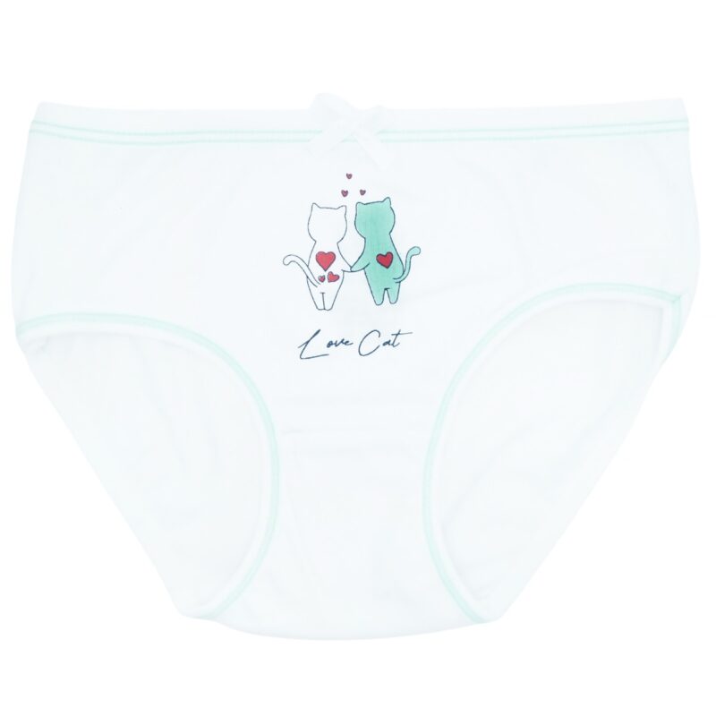 Biyo Kids βρακάκι «White Love Cat»