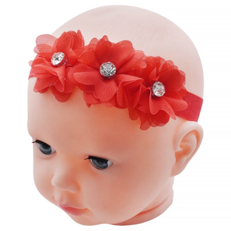 Defne κορδέλα μαλλιών «Red Strass»