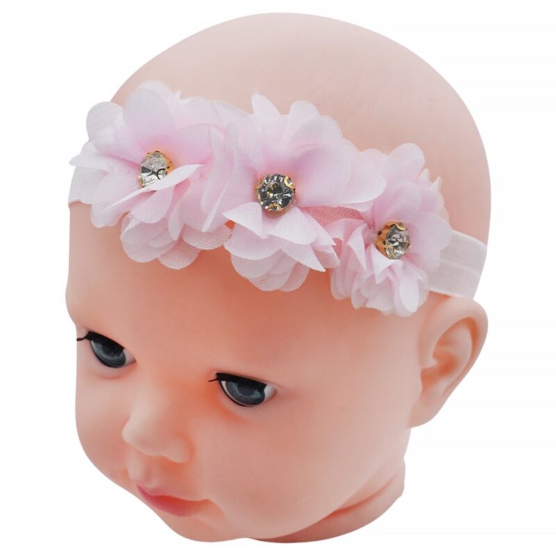 Defne κορδέλα μαλλιών «Pink Strass»