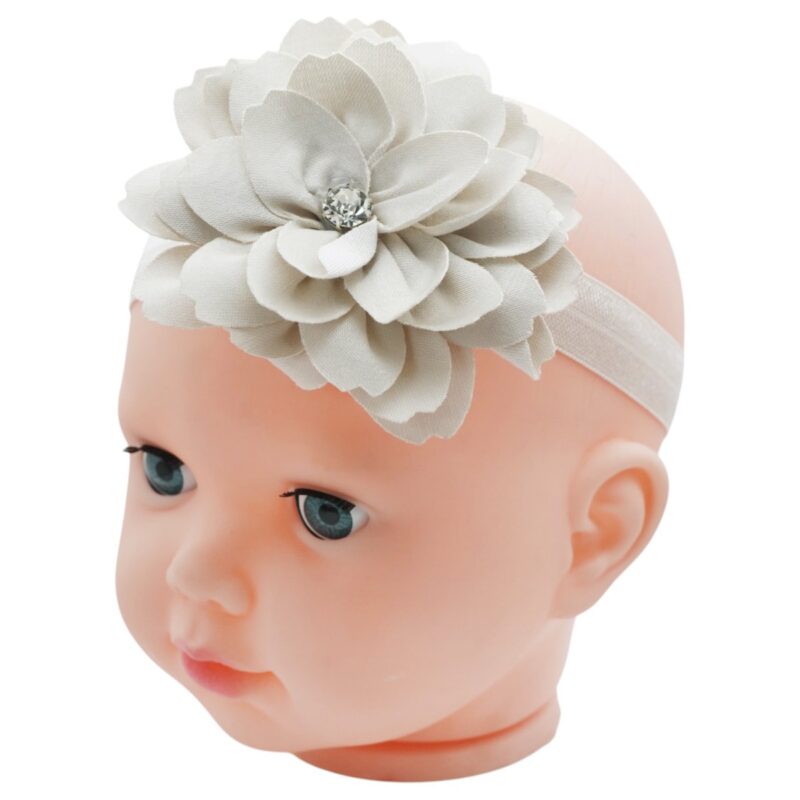 Defne κορδέλα μαλλιών «Beige Flower»