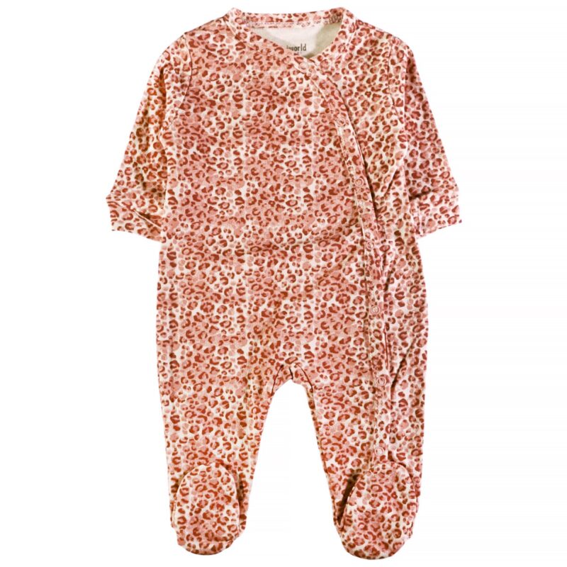 Miniworld ολόσωμο φορμάκι από λεπτό ύφασμα «Perfect Leopard»