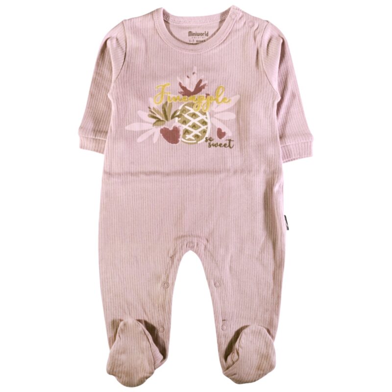 Miniworld ολόσωμο φορμάκι από λεπτό ύφασμα «Pineapple»