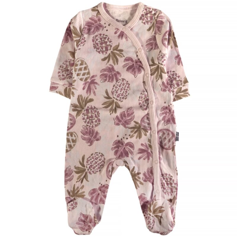 Miniworld ολόσωμο φορμάκι από λεπτό ύφασμα «Pineapples»