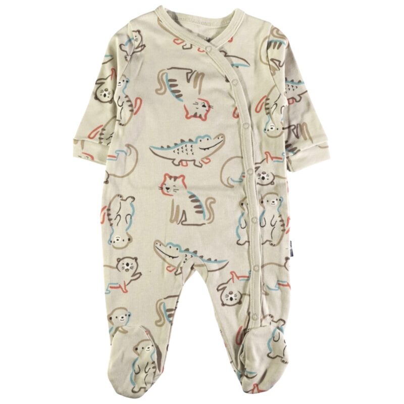 Miniworld ολόσωμο φορμάκι από λεπτό ύφασμα «Jungle Animals»