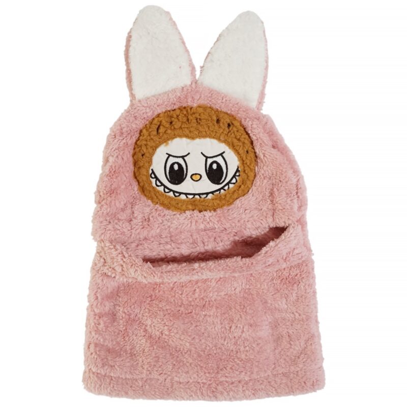 Minikep παιδικό σκουφάκι full face «Pink Creature»