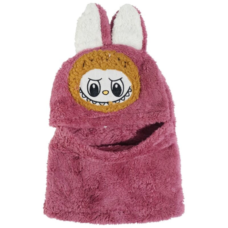 Minikep παιδικό σκουφάκι full face «Dark Purple Creature»