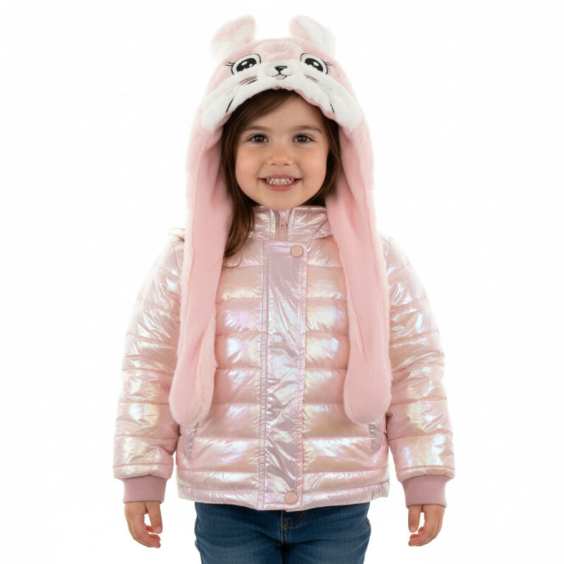 Luisa Chic μπουφάν με κουκούλα με αυτάκια που σηκώνονται «Coniglio»