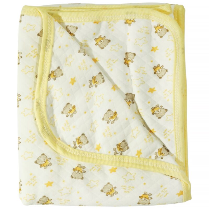 Ozlem πάνα αγκαλιάς «Yellow Baby Teddies» (0,94m x 0,98m)