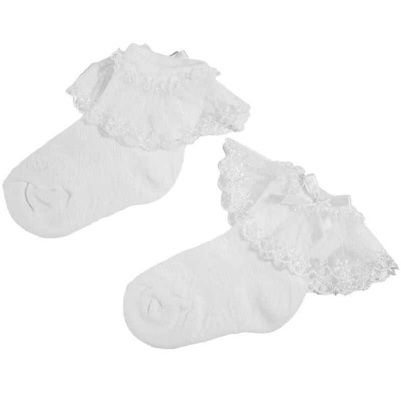 JW Baby Collection καλτσούλες με τούλι «Double Lace»