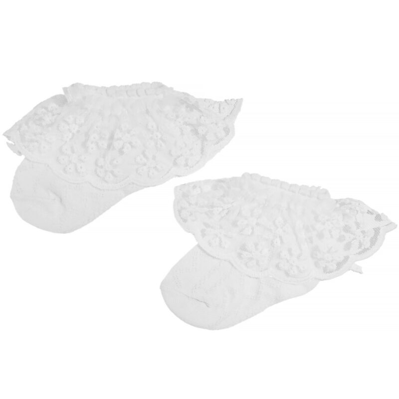 Baby Kral καλτσούλες με τούλι «White Lace»