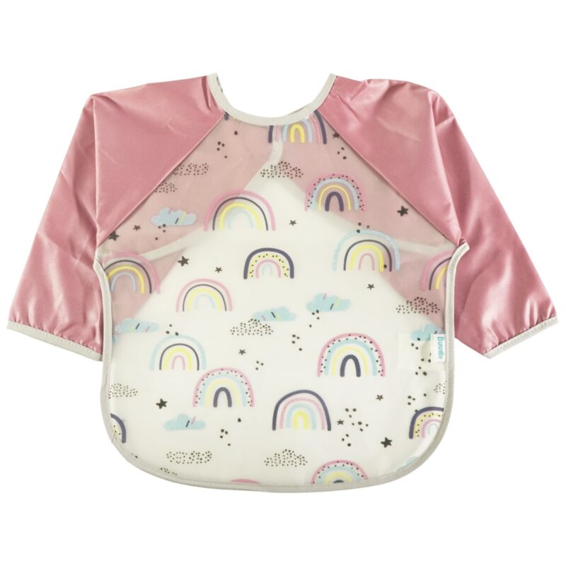 Buude Kids αδιάβροχη σαλιάρα «Rainbows»